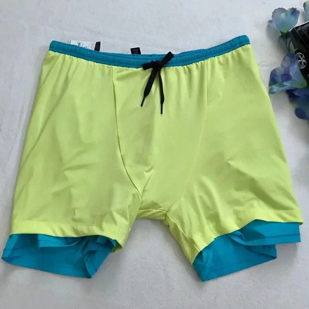Lands' End NWT Blue Sport Swim Trunk Men Various
